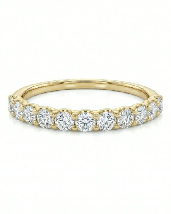Celeste Half Eternity Band