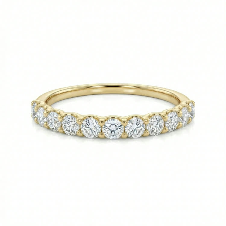 Celeste Half Eternity Band
