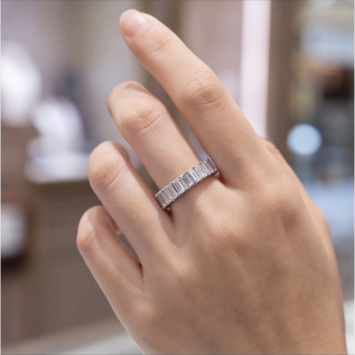Baguette Eternity Ring