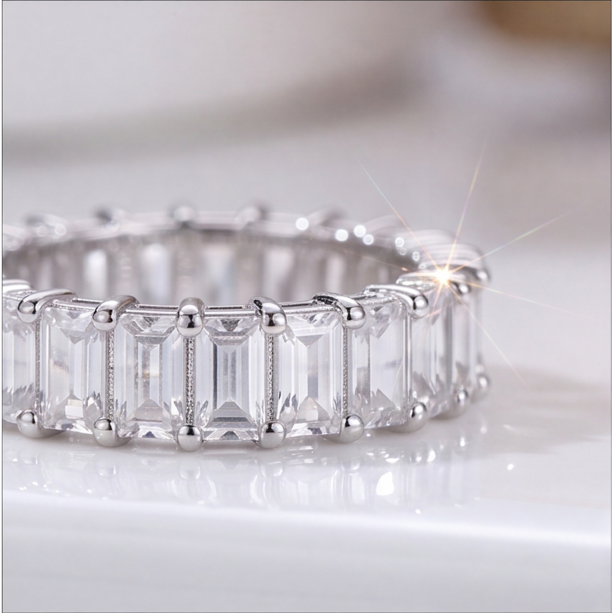 Baguette Eternity Ring