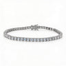 Classic Tennis Bracelet - White Gold Plated