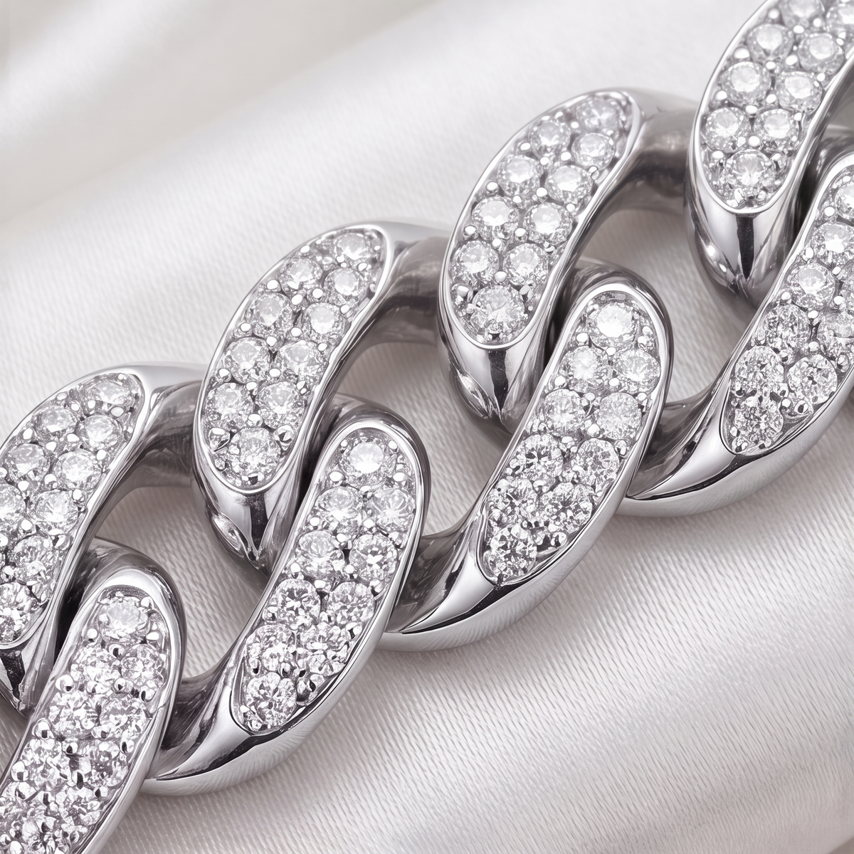 Iced Out Cuban Link Bracelet