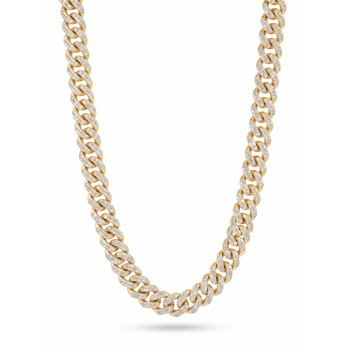 Cuban Link Chain Necklace - Gold Plated