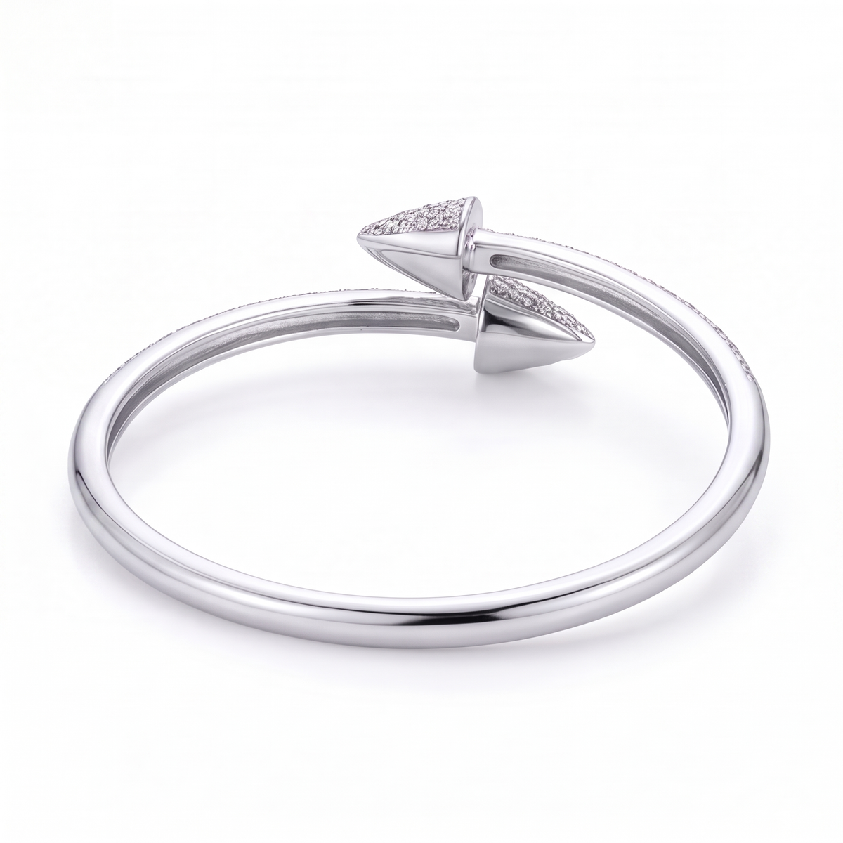 Geometric Taper Bangle Bracelet