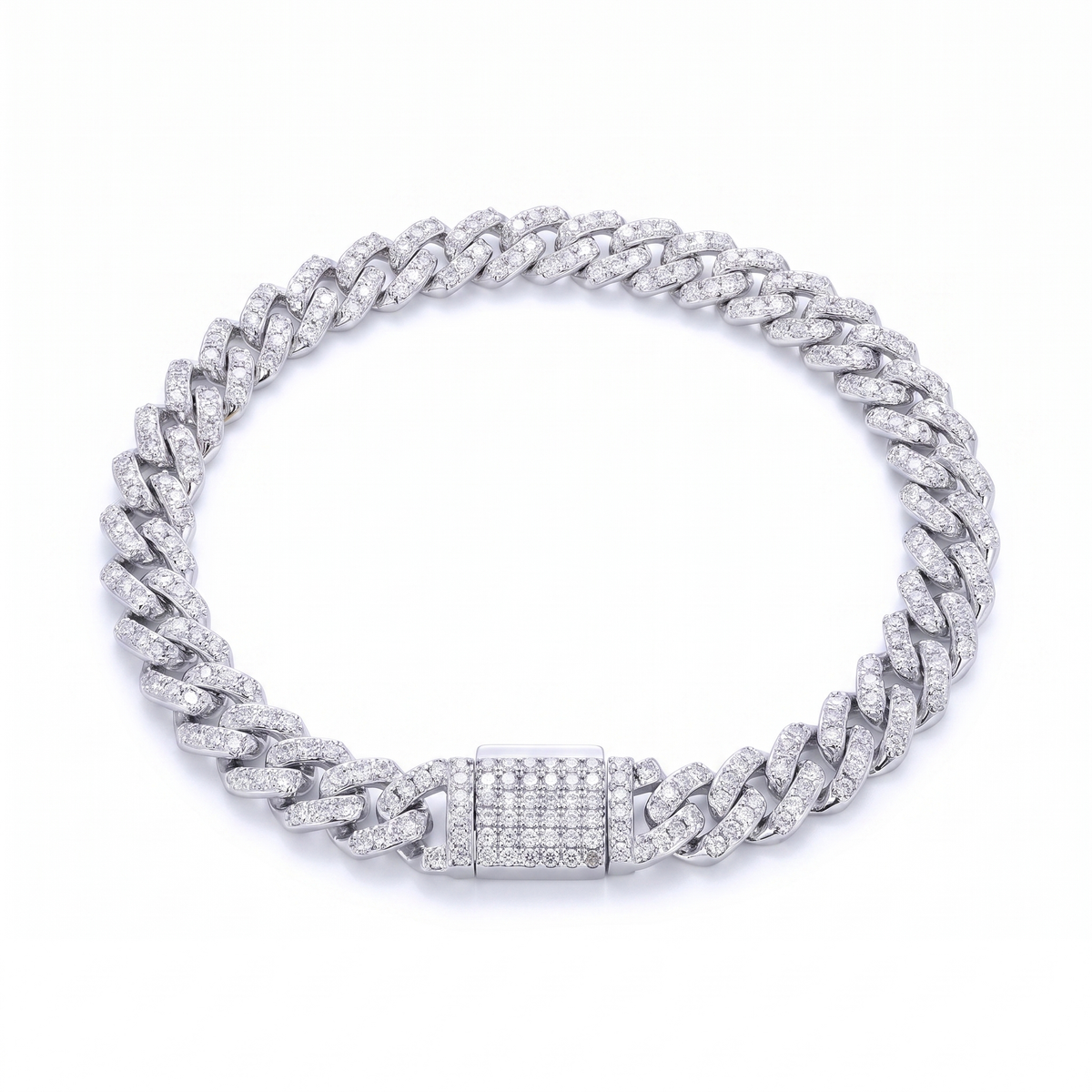 Iced Out Cuban Link Bracelet