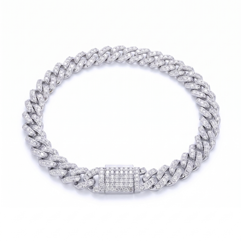 Iced Out Cuban Link Bracelet