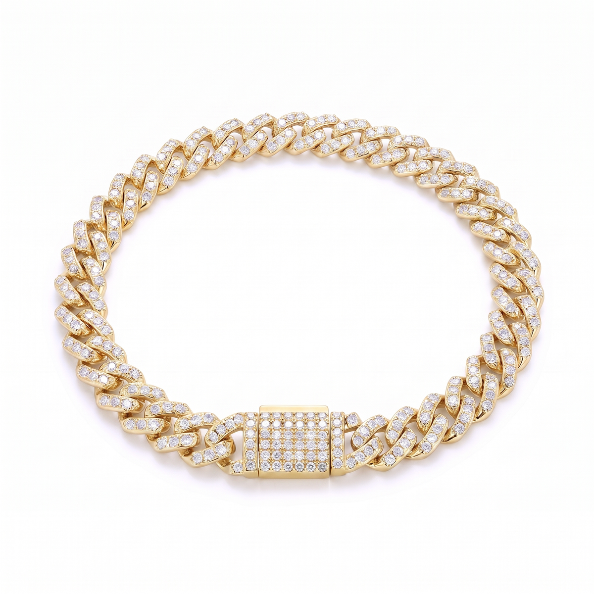 Iced Out Cuban Link Bracelet