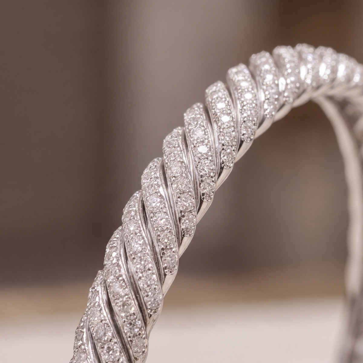 Twisted Bangle Bracelet